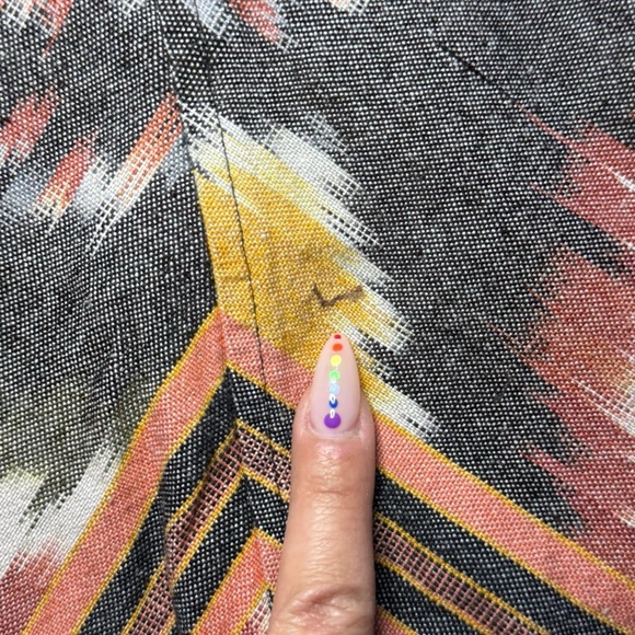 Staring at Stars @ UO VTG 00s Tribal Aztec Print Mini Skirt — Size 4 - Picture 5 of 6